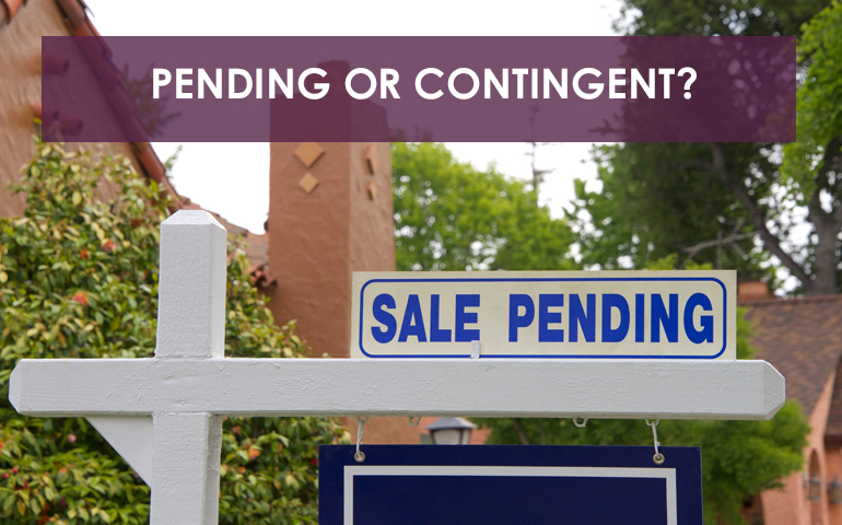 Pending or Contingent?